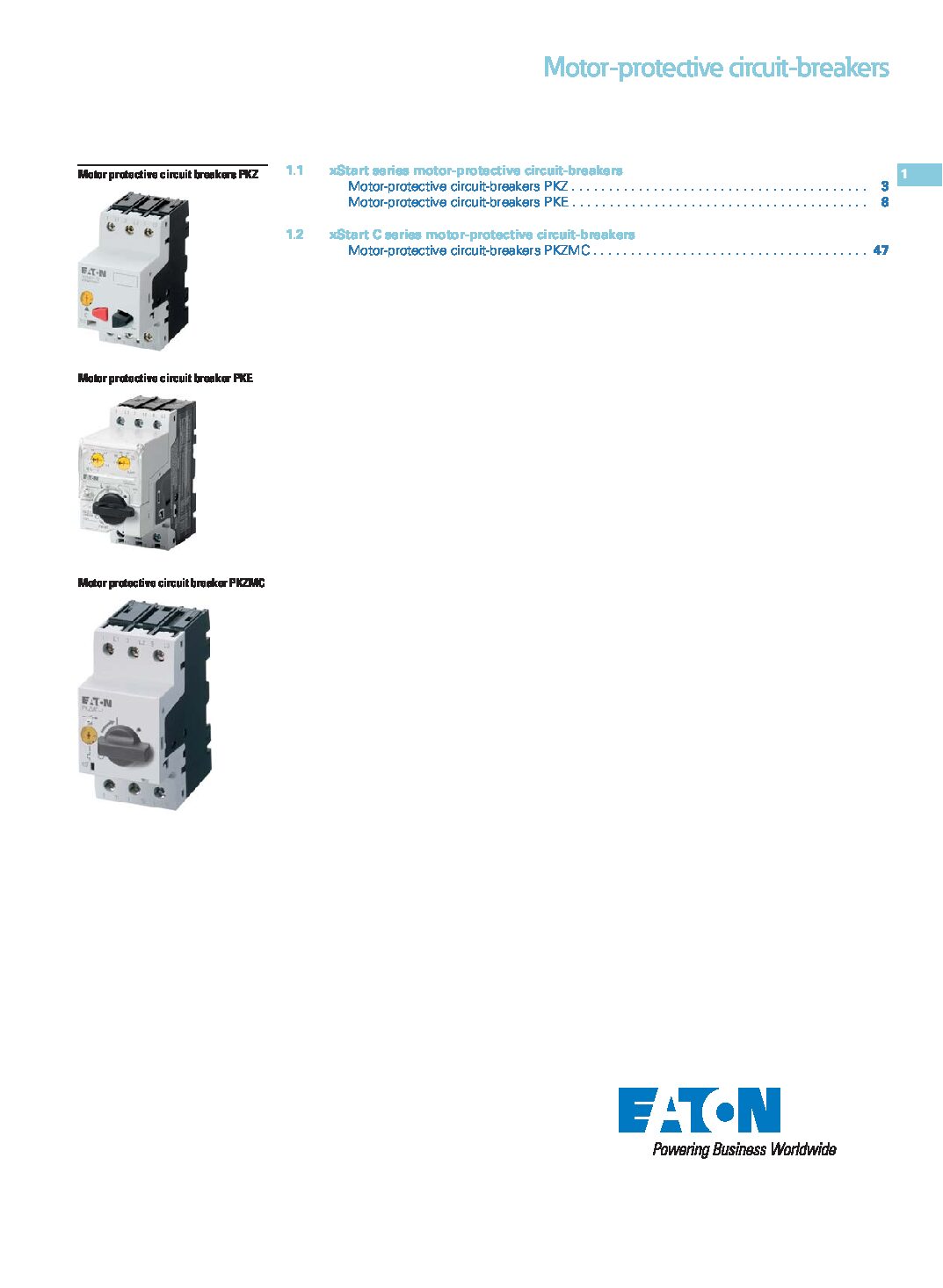 Eaton PKZM Catalog